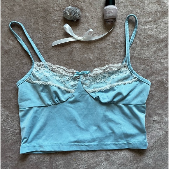 Baby blue tank top🩵 - Picture 1 of 3